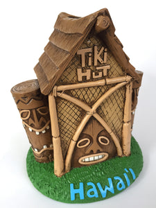 Hawaii Tiki Hut Coin Bank