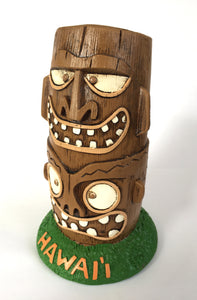 Hawaii 2-Head Tiki Coin Bank