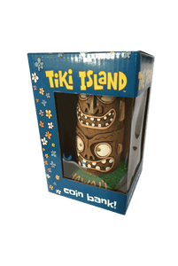 Hawaii 2-Head Tiki Coin Bank