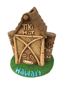 Hawaii Tiki Hut Coin Bank