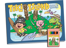 Load image into Gallery viewer, Tiki Island Coloring Adventure Book