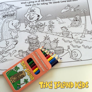 Tiki Island Coloring Adventure Book